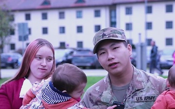 Sgt. Vid Vang sends a holiday shoutout to his family