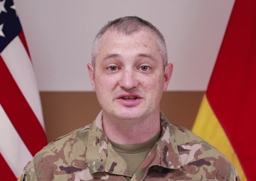 Maj. John Ambelang sends a shoutout to the Green Bay Packers
