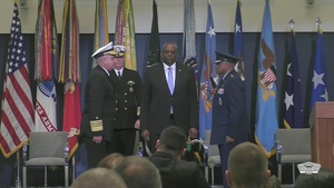 Austin Presides Over STRATCOM Change of Command