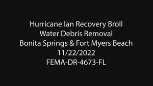 Hurricane Ian Recovery Broll