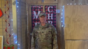 Soldiers shout-out to family and friends for the holidays
