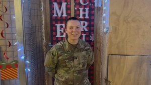Soldiers shout out to family and friends for the holidays
