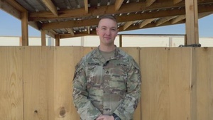 Soldiers shout out to family and friends for the holidays