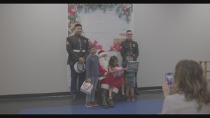 U.S. Marines volunteer at Toys for Tots event