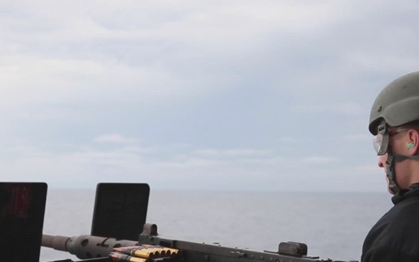 Abraham Lincoln conducts a live-fire exercise