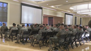 2nd Marine Logistics Group commanding general gives First Term Alignment Plan brief