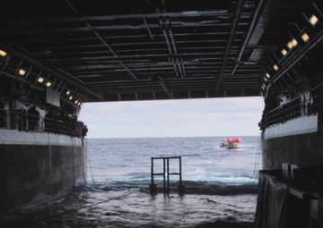 USS Portland (LPD 27) NASA Artemis I Orion Spacecraft Well Deck Recovery