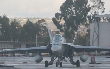 Steel Knight 23: F/A-18 Hornets Takeoff for Maritime Strike