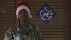 Joint Security Area Holiday Shout Out