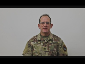 Staff Sgt. Matthew Foster Wishes National Guard Happy Birthday
