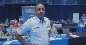 Air Force Recruiters at the Career Expo in Cherokee, NC