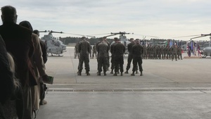 Sun Sets on the Gunrunners of HMLA-269: Deactivation Ceremony