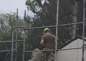 188th Wing Civil Engineer's assist with Yokota Air Base recreation project
