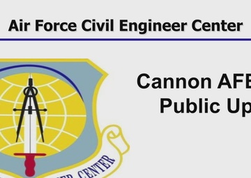 Q4 2022 Air Force Civil Engineer Center Public Community PFAS Recorded Update for Cannon Air Force Base