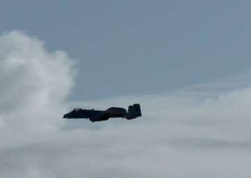 422 TES A-10s on the NTTR firing Maverick missiles and Dropping Bombs