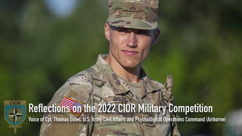 Dvids - Video - Cpl. Thomas Doles Reflects On His Cior Milcomp Experience