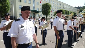 1st ID Band Participates in Historic Military Tattoo