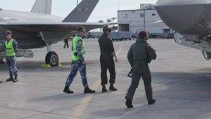 Marine Fighter Attack Squadron 314 Launches Royal Australian Air Force F-35A Lightning IIs