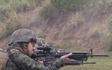 Combat Logistics Regiment 3 Marines conduct Rifle Range Training during exercise Winter Workhorse