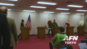 Japan-Philippines-U.S. Land Forces Summit press conference