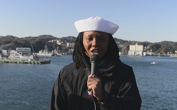 Logistics Specialist 2nd Class Gia Woodcox - Holiday