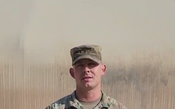 Soldiers shout out to family and friends for the holidays