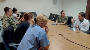 Dermatology Team from USNS Comfort donates supplies to the Dominican Dermatology Institute for Continuing Promise 2022