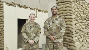 Soldiers shout out to family and friends for the holidays