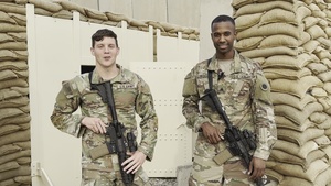 Soldiers shout out to family and friends for the holidays