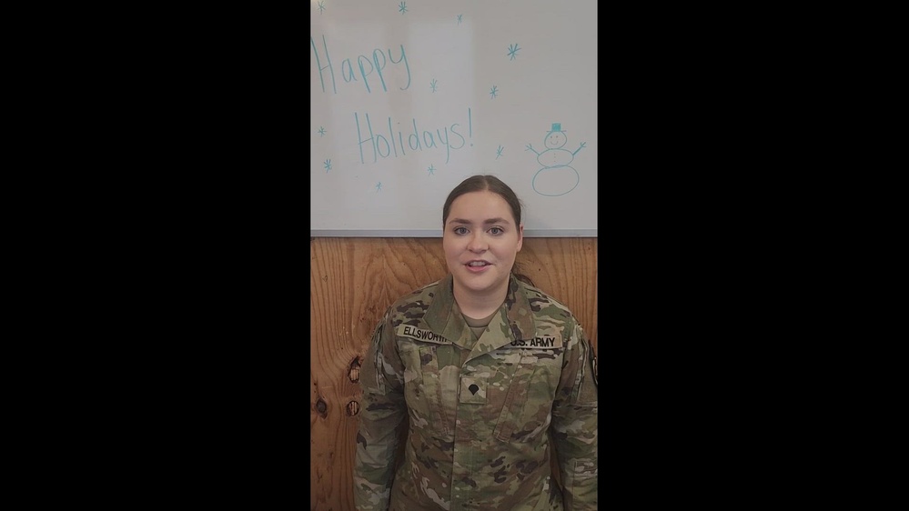 DVIDS Video Deployed Iowa National Guard Soldier gives holiday
