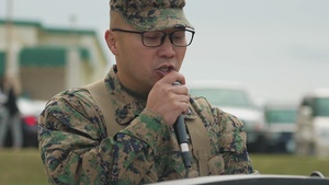 3rd Marine Logistics Group Relief Ceremony for Command Master Chief Charles Ziervogel