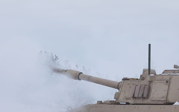 2-82 FA Pierces Through the Winter Snow with Joint Live Fire Exercise
