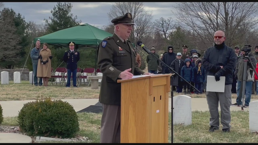 DVIDS Video Fort Knox community members honor veterans at Wreaths