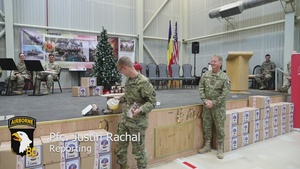 Romanians Gift Giving Ceremony for the 101st Airborne Division
