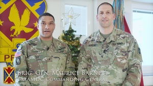 Happy Holidays Message from 10AAMDC command team