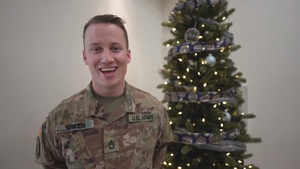 Happy Holidays from Sgt. 1st Class Billy Green