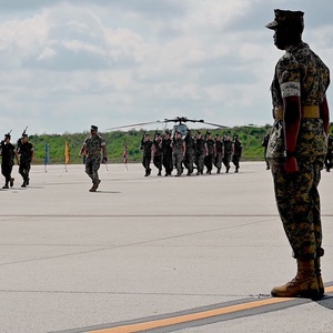MAG-49 Change of Command Parade