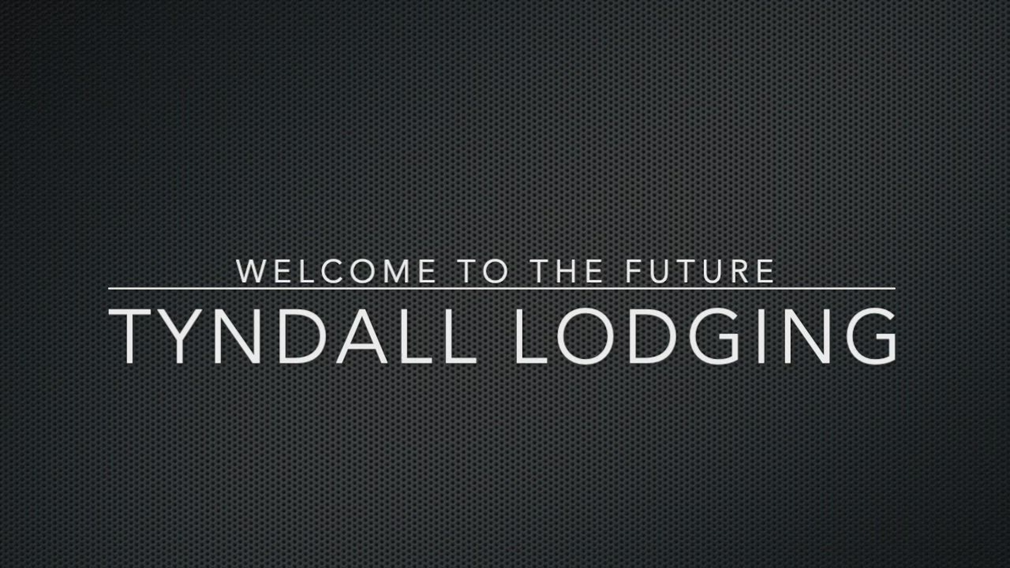 The new Tyndall Lodging facility opening in 2024.