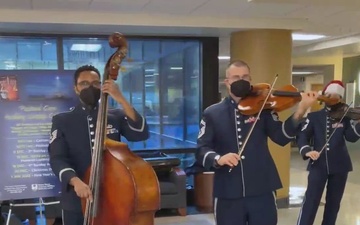 The U.S. Air Force Strings Ensemble Performs Final Concert for the Year at Walter Reed National Military Medical Center