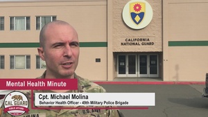 Mental Health Minute - CPT. Michael Molina
