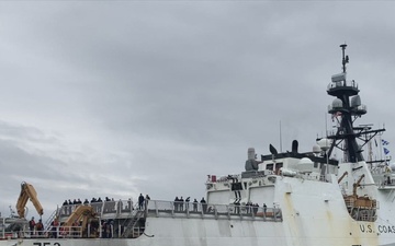 USGCG Hamilton returns home following 94-day deployment in the Baltic Sea