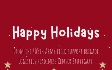 Happy Holidays from the 405th AFSB!