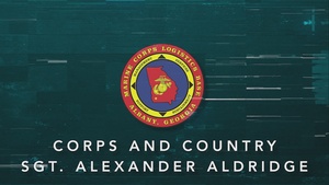 Corps and Country: Sgt Alexander L. Aldridge