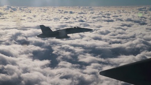 VMFA-312 and VAQ-131 Conduct Ariel Refueling in Support of Ryukyu Vice 23.1 (B-Roll)