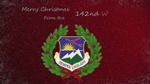 Merry Christmas, and Happy Holidays from the 142nd Wing