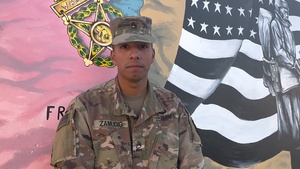 Staff Sgt. Aramis Zamudio - Holiday Season Shout-out
