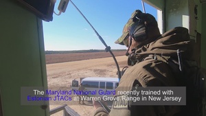 Maryland National Guard Trains with Estonian Defense Force