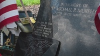 USS Michael P. Murphy (DDG 112)  Sailors visit Namesake Gravesite