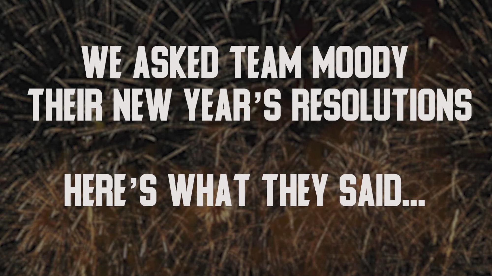Team Moody shares 2023 New years resolutions at Moody Air Force Base, Georgia, Dec. 28, 2022. With another year gone, we asked our Airmen what resolutions they will be bringing into 2023 with them. (U.S. Air Force Video by Airman 1st Class Whitney Gillespie)