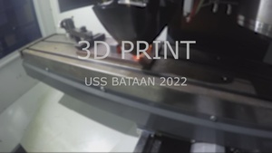 USS BATAAN RECIEVES 3-D PRINTER